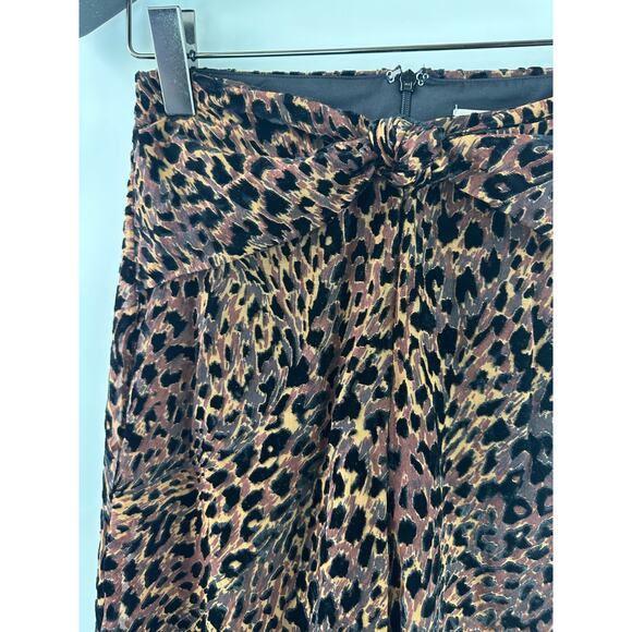 Camila Coelho Revolve Ivanna Pant Animal Leopard Print Burnout Sheer Small Tall - Picture 7 of 16